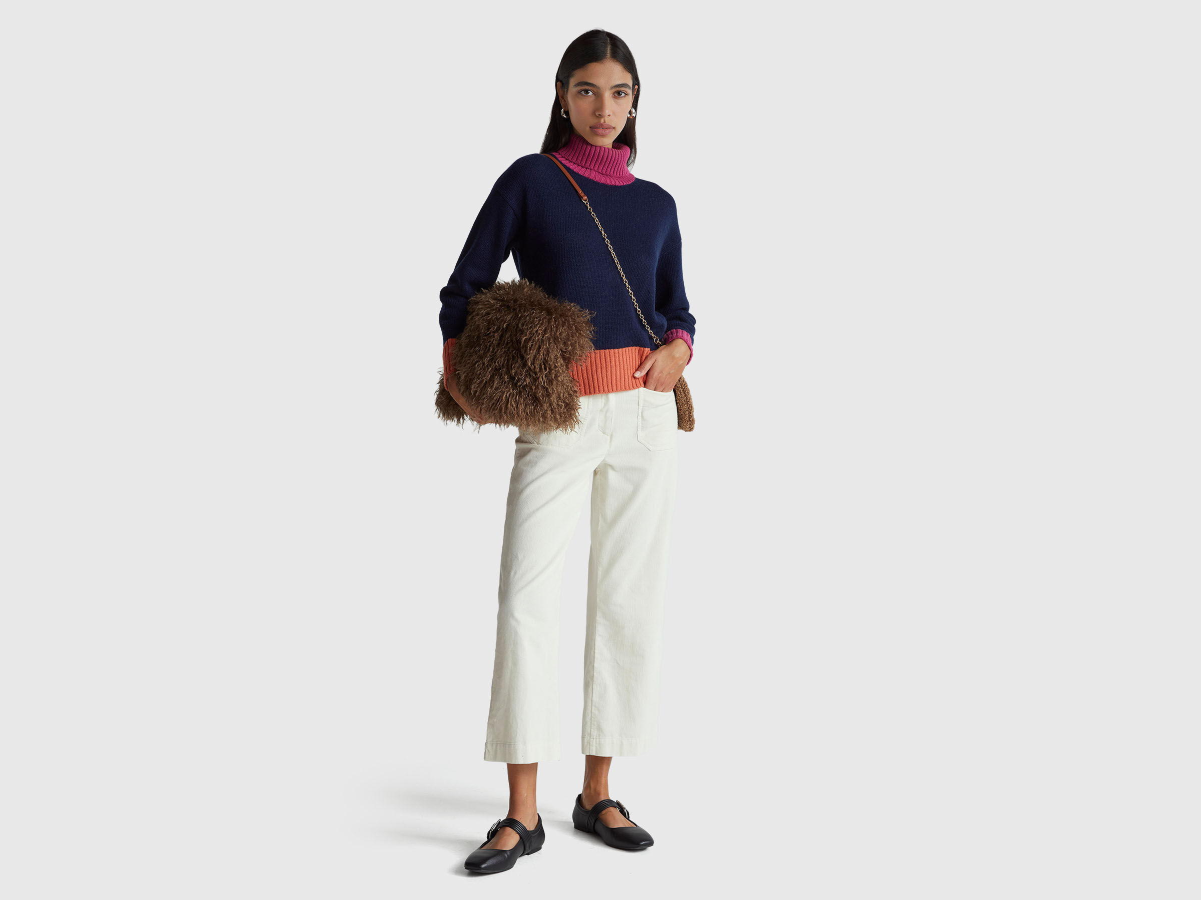 TURTLE NECK SWEATER Women image number 3